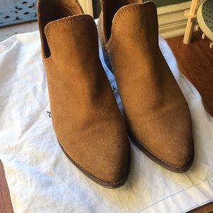 Brown Suede Booties- Steve Madden